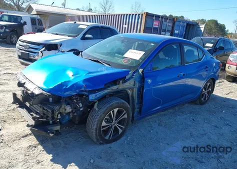 2021 Nissan Sentra Sv Xtronic Cvt z USA, uszkodzony, nr VIN 3N1AB8CV0MY267545